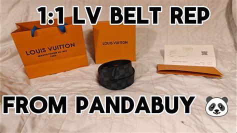 THE BEST 1:1 LV BELT REP FROM PANDABUY .